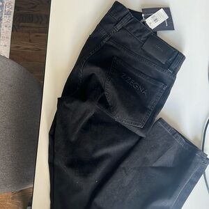 NWT Zegna black Jean size 32 men’s